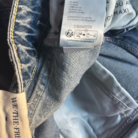 We the Free 14.5 in waist come as you are denim skirt nwt - Picture 10 of 10